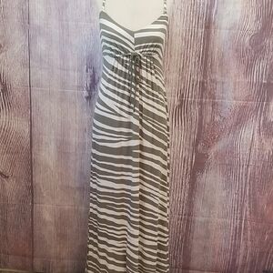 Tommy Bahama Zebra Print Maxi Dress Size Small - New Condition
